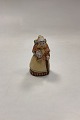 L. Hjorth Ceramic Figurine - Old Woman in Traditional Costume