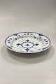Royal Copenhagen Musselmalet Halvblonde Dyb tallerken Nr. 570