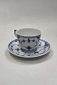 Royal Copenhagen Musselmalet Halvblonde Kaffekop No. 626 - SKÅRET