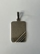 Kadaverskilt-ID tag Sterling sølvHøjde 2,9 cm