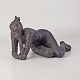 Bodil Dam figurliggende kvinde21 cm