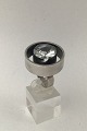 Hans Hansen Sterling Sølv Moderne Ring Zirkon