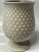 Vase, pæreformet på lav fod 12,5 cm Aluminia kunstfajance RC Fajance.