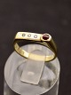 14 karat guld ring med 3 diamanter