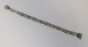Georg Jensen. Sterling sølvarmbånd (925). Model 50. Længde 20,6 cm. Produceret 1933-1945