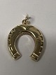 14 karat guld. Hestesko. Charms / Vedhæng.Højde 2,0 cm.