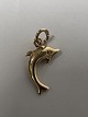 14 karat guld. Delfin.Charms / Vedhæng.Højde 2,1 cm.