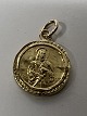 14k. Guldvedhæng med de to apostle Peter og Paulus.Højde: 1.7 cm.