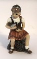 Dahl Jensen. Lille pige med bamse. Model #1295. Højde 15 cm. ( 1 sortering )
