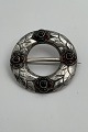 Tidlig Georg Jensen Sølv Broche No. 4 (Granater)