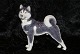 Royal Copenhagen Dog Figurine, Husky