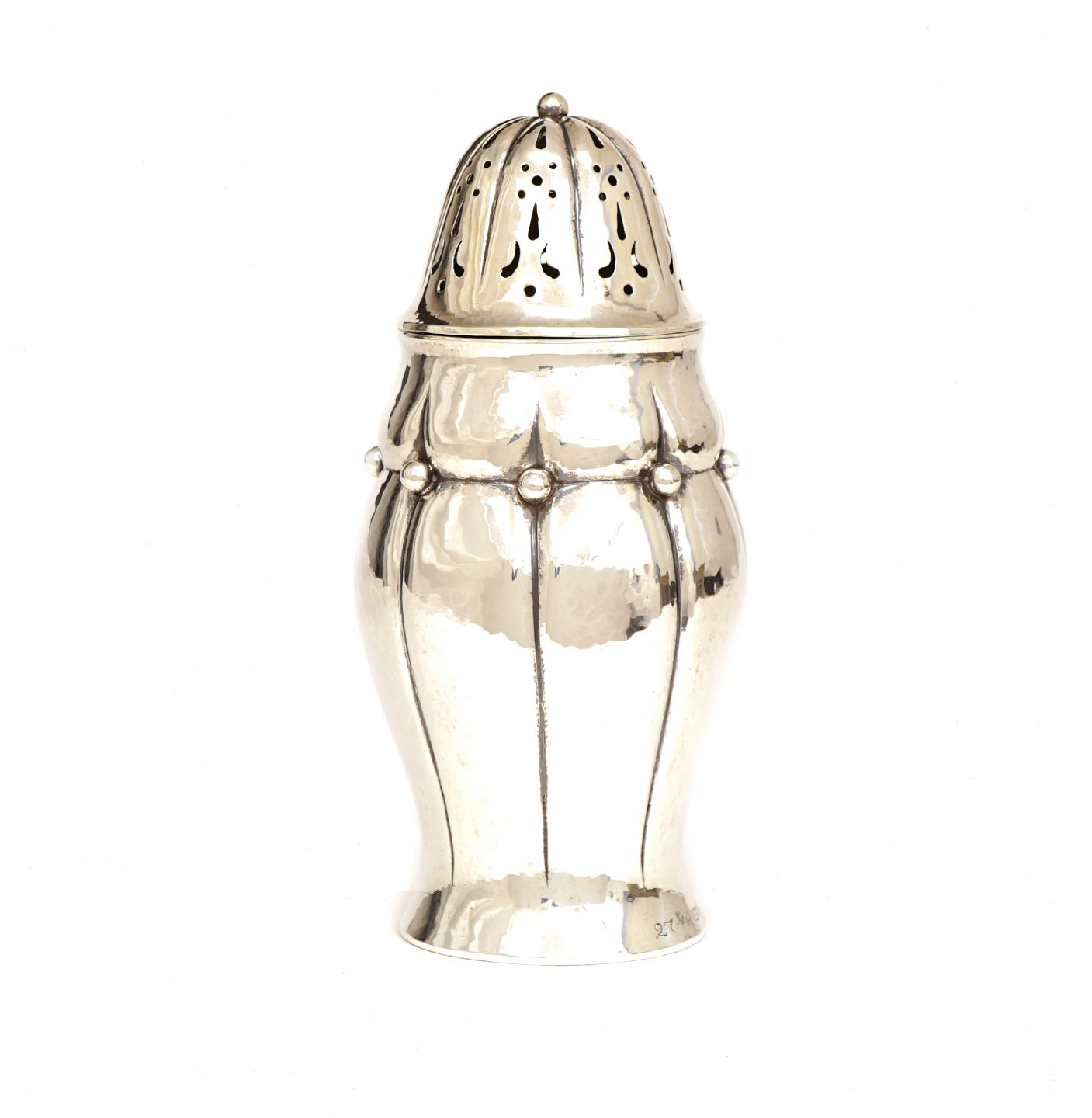 månedlige arrangere skilsmisse KAD ringen - Evald Nielsen, 1879-1958: Stor let hammerslået strøbøsse af  sølv. Dateret 1918. - Evald Nielsen, 1879-1958: Stor let hammerslået  strøbøsse af sølv. Dateret 1918.