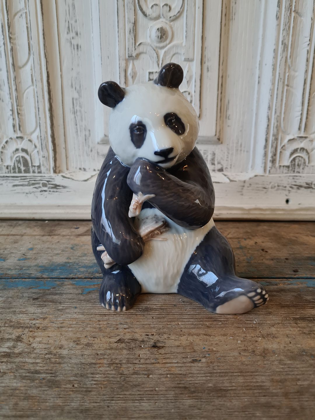 KAD ringen - Royal Copenhagen figurine, panda eating bamboo No. 662 - Royal  Copenhagen figurine, panda eating bamboo No. 662