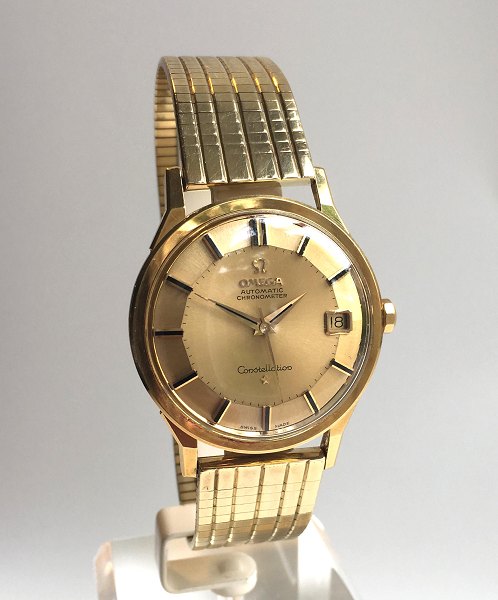 Omega Constellation Automatic Pie Pan, 18kt guld, ref. 14902 62SC. År 1961-62