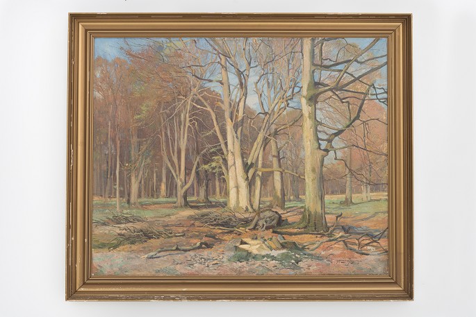 Carlo Hornung-Jensen
Painting. "Spring in Dyrehaven". Signed.
Good condition
1 pc. in stock
