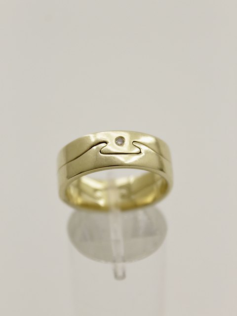 14 karat guld fussions ring