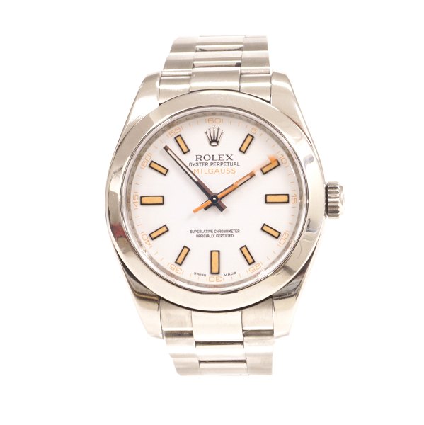 Rolex Milgauss ref. 116400 stål. M serie ca. år 2007. D: 40mm