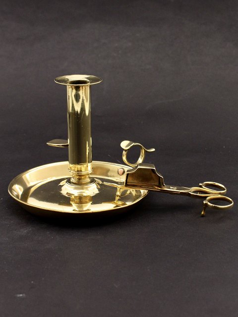 Brass chamber candlestick