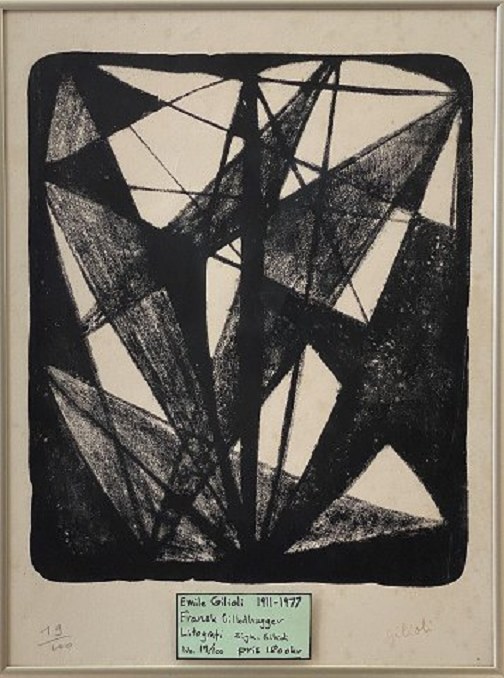 Emile Giloli 1911-1977. Lithograph
