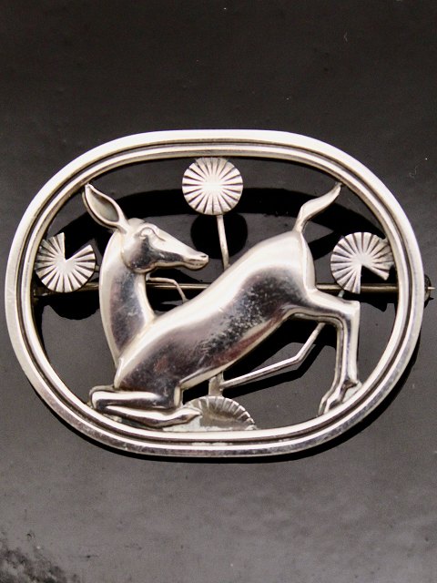 GEORG JENSEN  Art deco hjorte broche