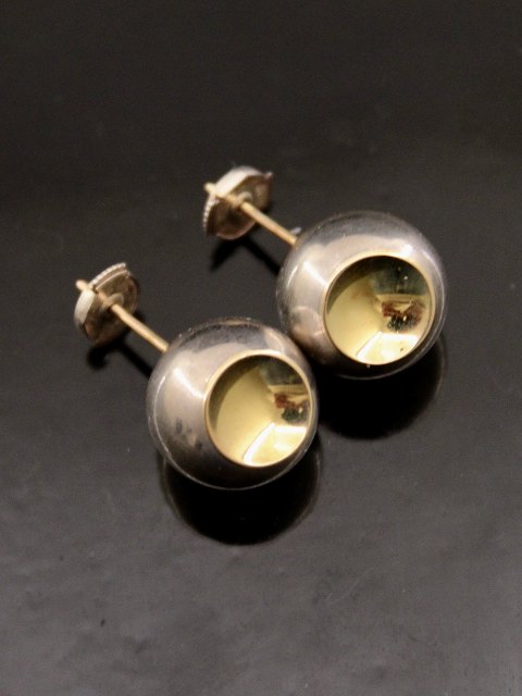 Georg Jensen design Jacqueline Rabun "Cave" ear studs