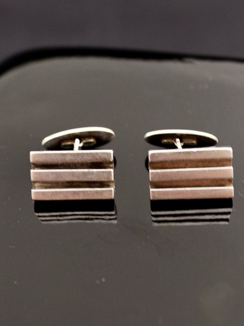 Art deco 830 silver cufflinks