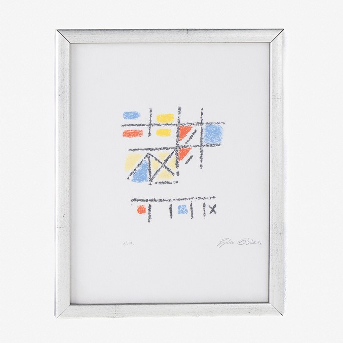 Ejler Bille
Signed lithograph in silver frame. Test pressure.
1 pc. in stock

