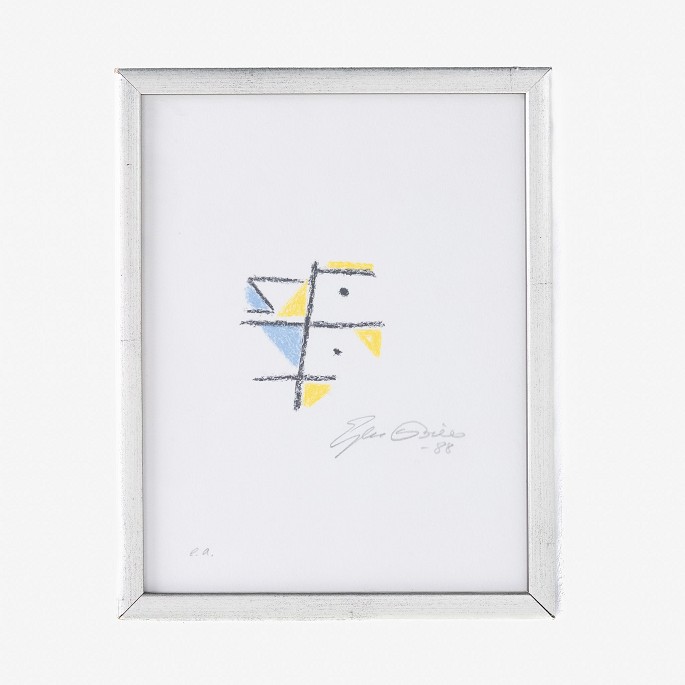 Ejler Bille
Signed lithograph in silver frame. Test print from 1988.
1 pc. in stock

