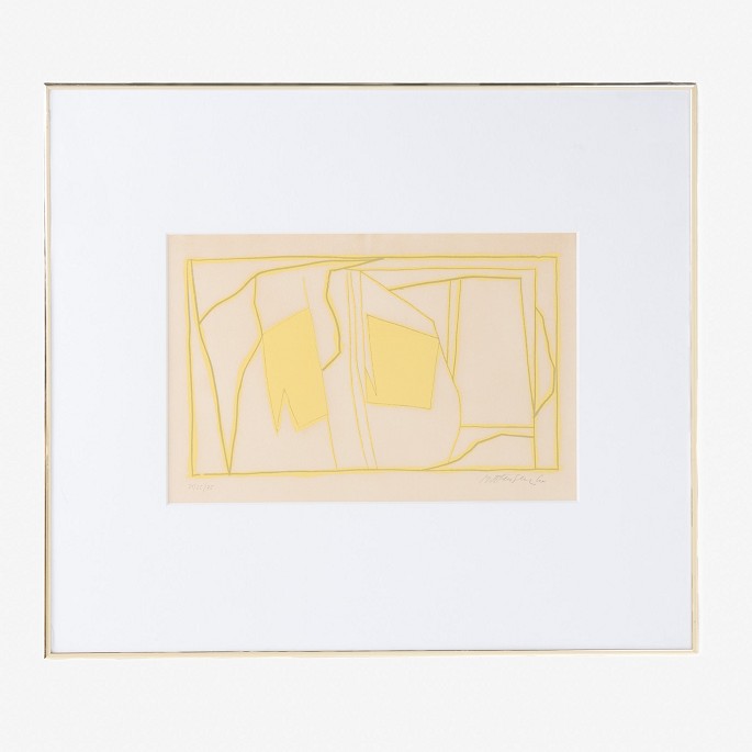 Richard Mortensen
Signed lithograph in gold frame with passepartout. 21/25/75.
1 pc. in stock
