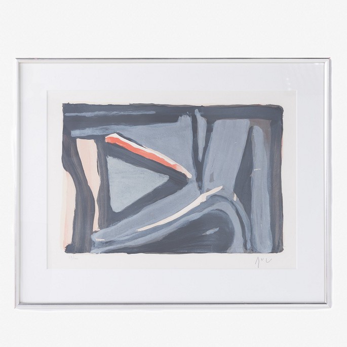 Bram Van Velde
Signed lithograph in silver frame. 39/100.
1 pc. in stock
