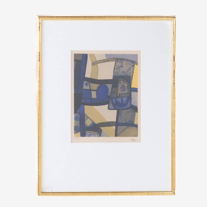 Maurice Esteve
Signed lithograph in gold frame with passepartout. 19/80.
1 pc. in stock
