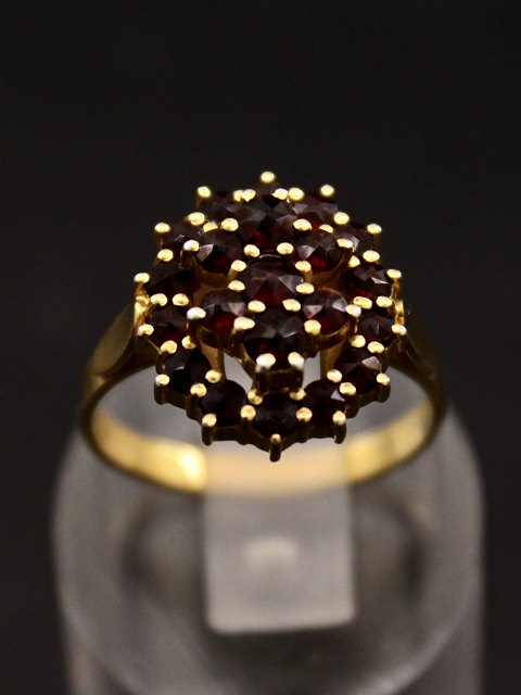 Gold-plated 830 silver ring