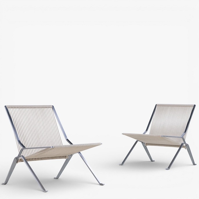 Poul Kjærholm / Fritz Hansen.PK 25 - Par 